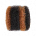 QVR Multi-Color Combo Afro Kinky Bulk Human Hair For Braiding Dreadlock