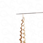 QVR Seamless Small Kinky Curly Feather Crochet Hair Highlight #P6/24 Machine Made Human Hair Extensions