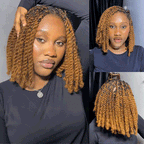 QVR Affordable Afro Kinky Bulk Human Hair Auburn Color For Braiding DreadLock