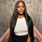 QVR Glueless Pre Cut 4x6 Lace Closure Straight Wig Human Hair HD Lace Wear & Go Wigs