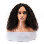 QVR Kinky Curly V Part Wigs Human Hair Beginner Friendly No Leave Out