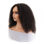 QVR Kinky Curly V Part Wigs Human Hair Beginner Friendly No Leave Out