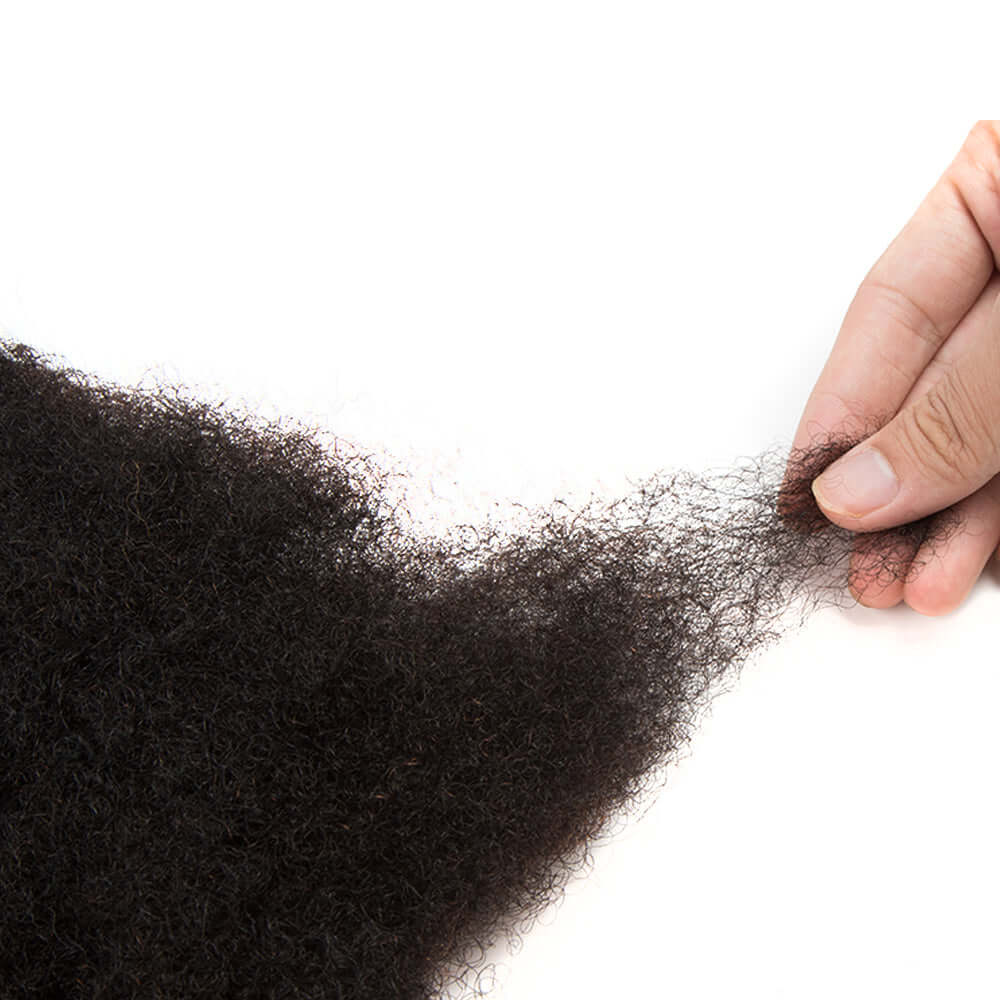 QVR Flawless Mini Twist With Soft Afro kinky Bulk Human Hair For Braiding Dreadlock