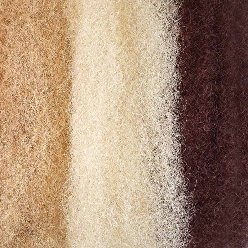 QVR 3 In 1 Afro Kinky Bulk Three Colors #32/16/613 Human Hair For Braiding Dreadlock Hair
