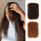 QVR #4+#30 Two Colors Afro Kinky Bulk Human Hair For Braiding DreadLock