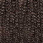 QVR Dark Brown #4 Crochet Hair Afro Kinky Curly Machine Made Feather Human Hair Extension
