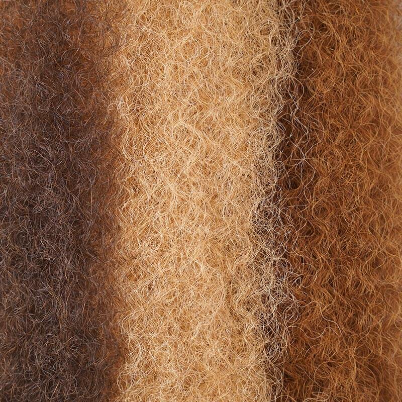 QVR #P4/30/27 Color Afro Kinky Bulk Human Hair For Braiding Dreadlock Hair