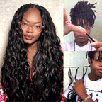 QVR Body Wave Crochet Hair Natural Black Machine Made Feather Human Hair Extension