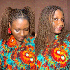 QVR Mixed Color #4/30 Afro Kinky Bulk Highlights #27/30 Human Hair