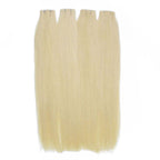 QVR Quick Weave Human Hair Bundles Natural Black Straight Invisible Genius Weft Sew In Hair Extensions