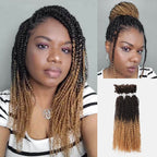 QVR Human Afro Kinky V Bulk Natural Curly Hair for Kinky Twist Crochet Braiding Hair