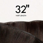 QVR Quick Weave Human Hair Bundles Natural Black Straight Invisible Genius Weft Sew In Hair Extensions