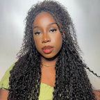 QVR Water Wave Bulk Hair Extensions for Boho Knotless Braiding