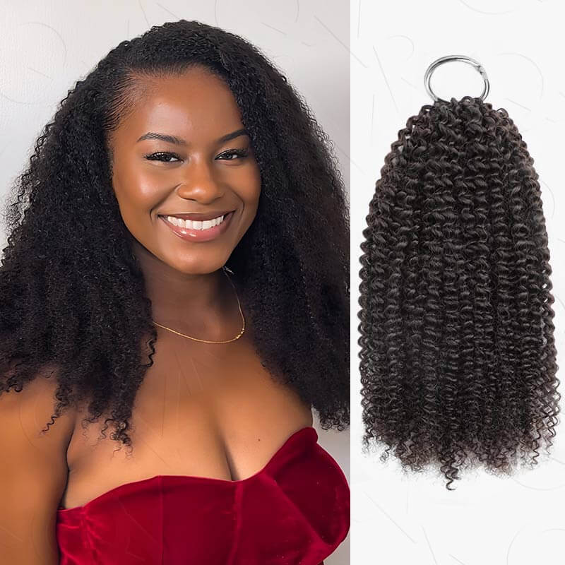 Member Sale| QVR Burmese Curly Crochet Hair Natural Black