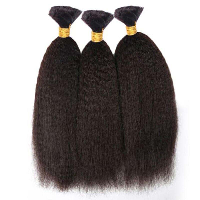 QVR Body Wave Bulk Hair Extensions for Boho Knotless Braiding
