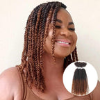 QVR Human Afro Kinky V Bulk Natural Curly Hair for Kinky Twist Crochet Braiding Hair