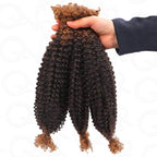 QVR Ombre Spring Twist Hair T1B/30 Color Type 3C 4A Hair Extensions