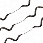 QVR Dark Brown #4 Crochet Hair Afro Kinky Curly Machine Made Feather Human Hair Extension