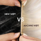 QVR Quick Weave Human Hair Bundles Natural Black Straight Invisible Genius Weft Sew In Hair Extensions
