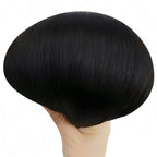 QVR Quick Weave Human Hair Bundles Natural Black Straight Invisible Genius Weft Sew In Hair Extensions