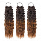 QVR #T2/30 Crochet Hair Small Kinky Curly Machine Made Feather Human Hair Extension