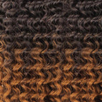 QVR #T2/30 Crochet Hair Small Kinky Curly Machine Made Feather Human Hair Extension