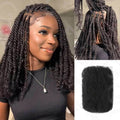 QVR Flawless Mini Twist With Soft Afro kinky Bulk Human Hair For Braiding Dreadlock