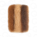 QVR 3 In 1 Afro Kinky Bulk Three Colors #4/30/27 Human Hair For Braiding Dreadlock Hair